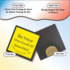 Positive Quotes Collection Motivational Fridge Magnet Set – Pack of 6