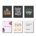 Motivational Quote Wooden Fridge Magnets – Set of 6
