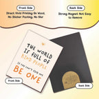 Motivational Quote Wooden Fridge Magnets – Set of 6