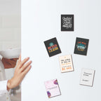 Motivational Quote Wooden Fridge Magnets – Set of 6