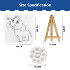 Canvas Craft Art Paint Kit for Beginner 6+ Years - The Crafthives