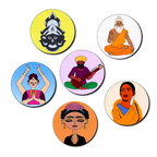 Mandala Tea Coasters Art and Craft Kit 6+ Years- Beginner - The Crafthives