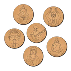 Mandala Tea Coasters Art and Craft Kit 6+ Years- Beginner - The Crafthives