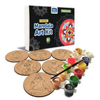 Mandala Tea Coasters Art and Craft Kit 6+ Years- Beginner - The Crafthives