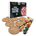 Mandala Tea Coasters Art and Craft Kit for 6+ Years- Beginner - The Crafthives